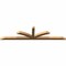 Ekena Millwork Richland Smooth Timber Gable Bracket, Western Red Cedar, 96"W x 24"H x 3 1/2"D x 3 1/2"F, 6/12 Pitch GBW096X24X0404RIC00SWR - alternate 3